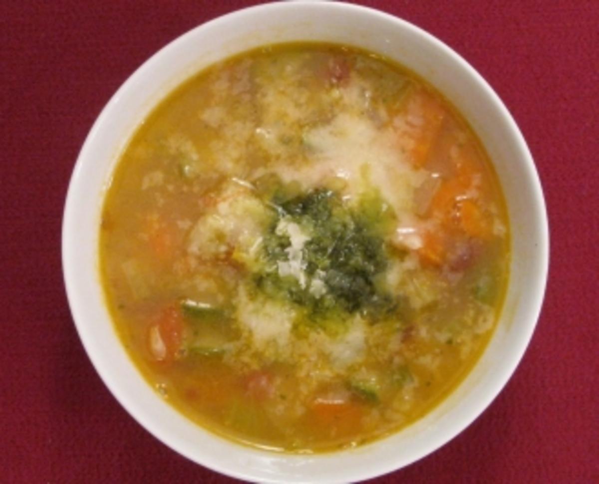 Minestrone al Pesto - Rezept