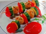 Wurstspießchen mit Zucchini - Rezept - Bild Nr. 2