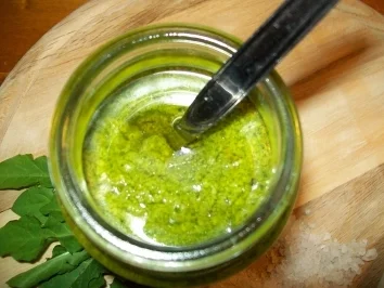 Rezept: Rucola-Nuss-Pesto Bild Nr. 2 Rucola-Nuss-Pesto - Rezept - Bild Nr. 2