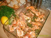 Gambas in Knoblauchsud - Rezept