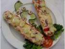 Zwiebel-Schinken-Baguette - Rezept