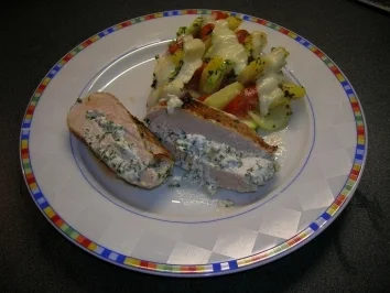 Kartoffel-Zucchini-Gratin mit Tomaten - Rezept