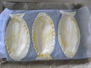 Tilapiafilet im Blätterteigmantel an Basmatireis und Buttergemüse - Rezept