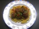 Makkaroni mit Hackbällchen aus dem Ofen - Rezept