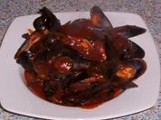 Miesmuscheln in Tomatensauce - Rezept