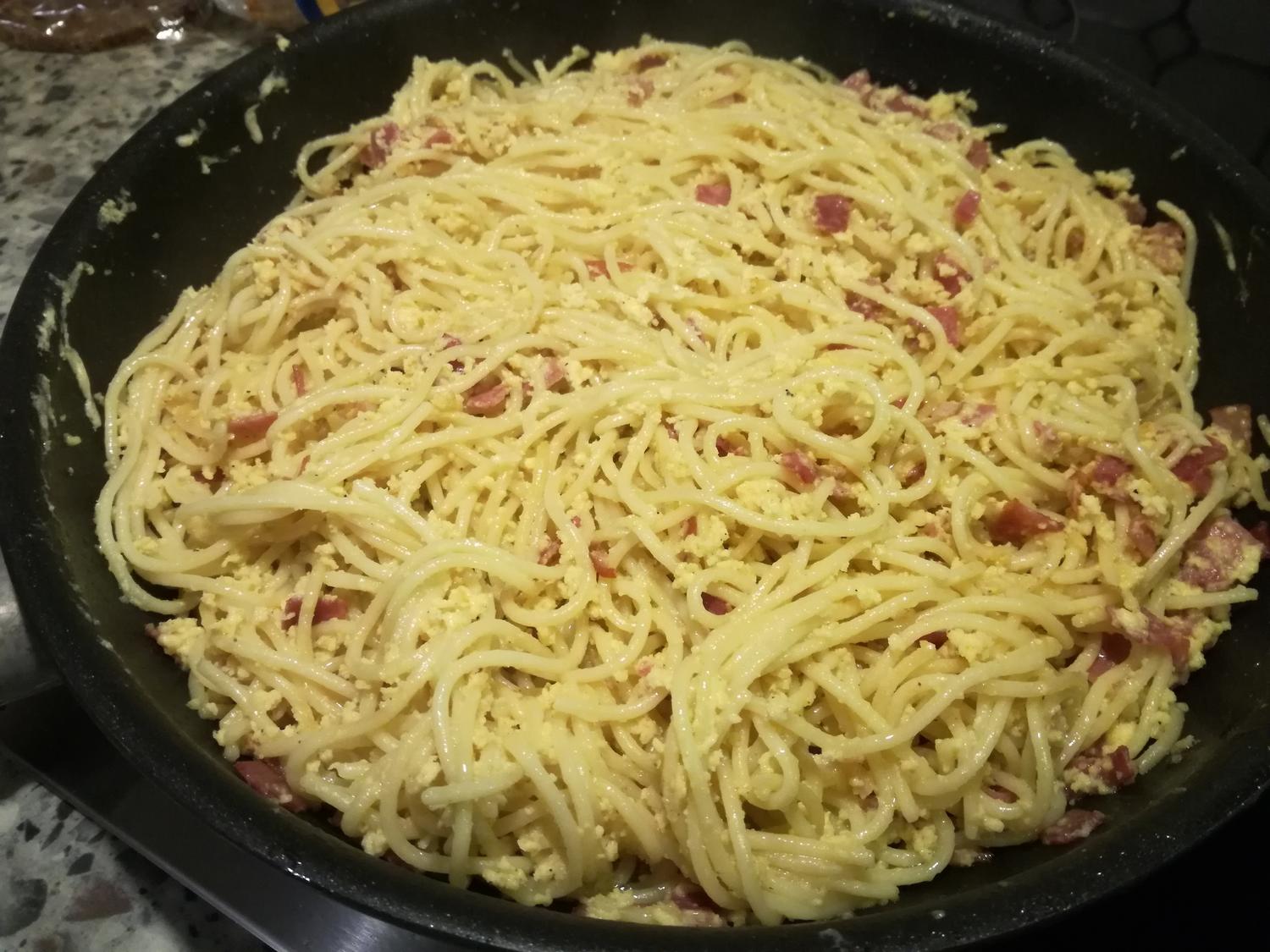 Spaghetti Carbonara - Rezept mit Bild - kochbar.de