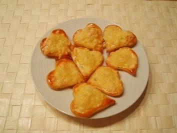 Rezept: Käseherzen Käseherzen - Rezept