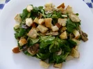 Feldsalat mit Champignons - Rezept