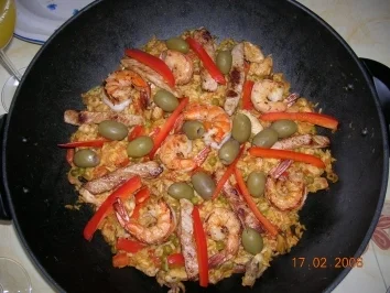 Paella-Pfanne - Rezept