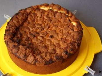 Krümel-Käsekuchen mit Johannisbeeren - Rezept