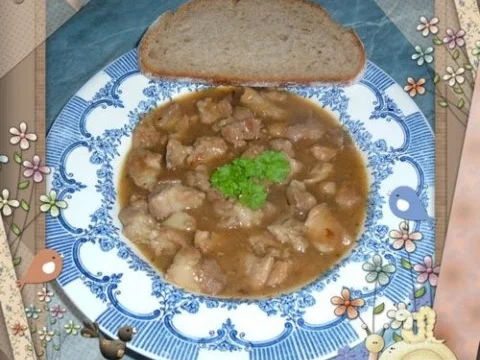Fleisch : Zwiebelfleisch - Rezept