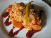 Rezept: Djuvetch mit Soya Stucken Djuvetch mit Soya Stucken - Rezept