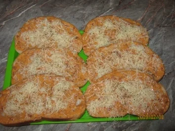 ungar warm belegtes brötchen - Rezept