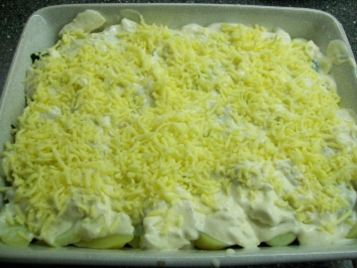 Kartoffel Spinat Gratin Rezept Mit Bild Kochbar De