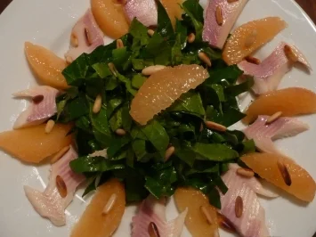 Rezept: Spinatsalat mit Pink Grapefruit Bild Nr. 2 Spinatsalat mit Pink Grapefruit - Rezept - Bild Nr. 2