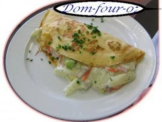 Gemüse-Pfannkuchen mit Käse - Rezept