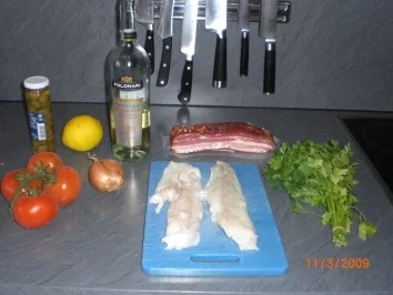 Fischfilet gebacken mit Tomaten...(griechisch) - Rezept - Bild Nr. 2