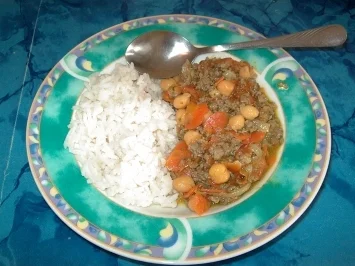 Kichererbsen-Hack-Pfanne - Rezept