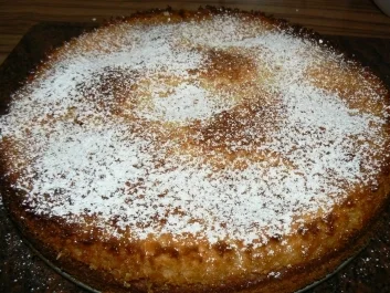 Rezept: Kokos trifft auf Pfirsischkuchen Kokos trifft auf Pfirsischkuchen - Rezept