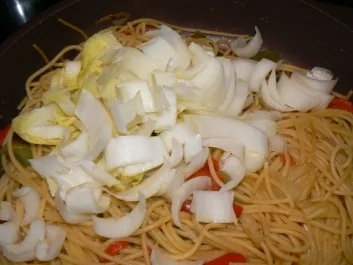 Neue Nudelrestepfanne - Rezept