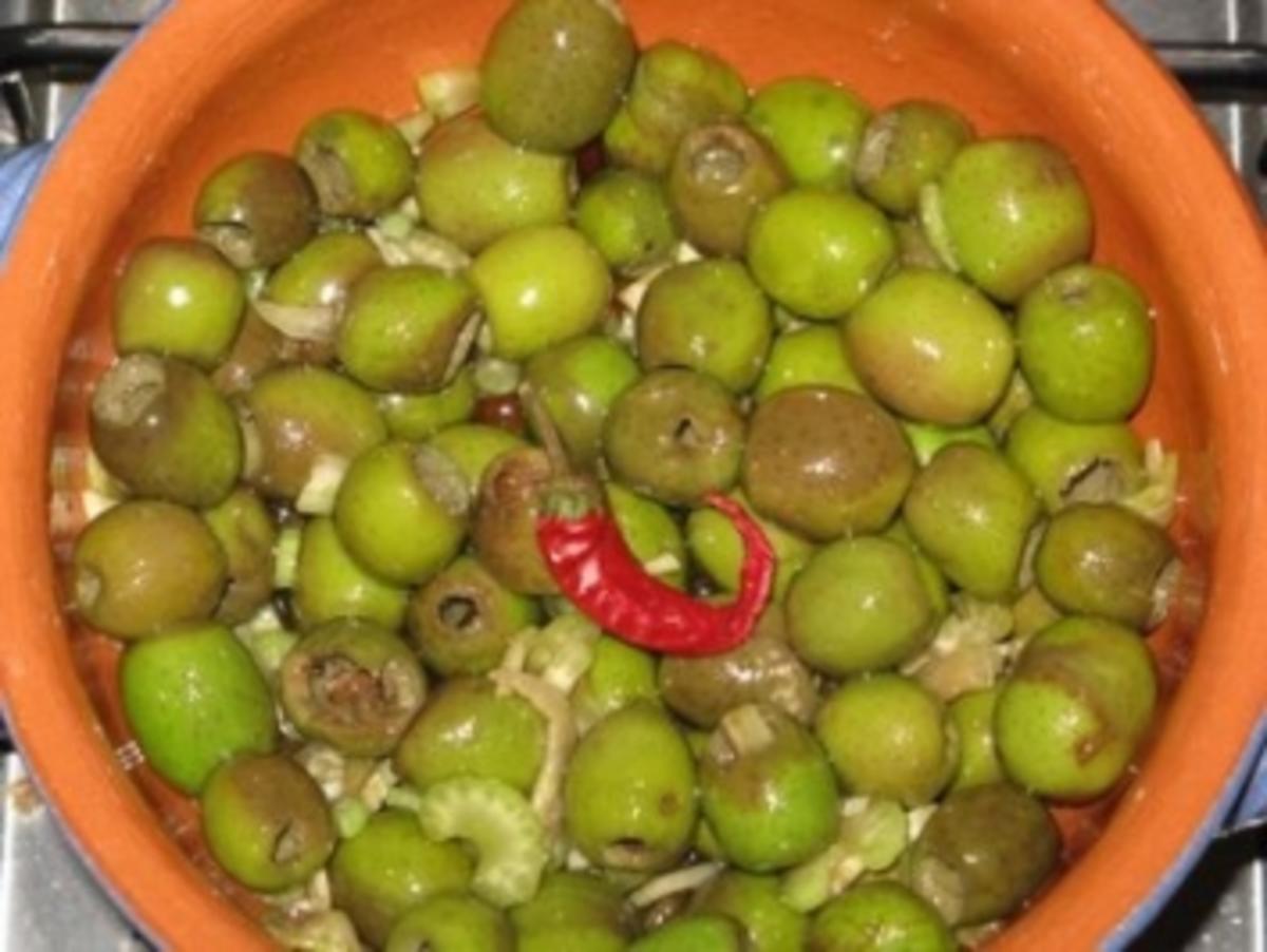 antipasti gewùrtzte oliven - Rezept