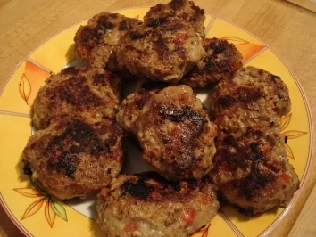 Paprika-Pfeffer-Frikadellen - Rezept