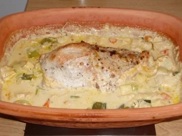 Rezept: Putenbrust mit Gemüsesoße Bild Nr. 2 Putenbrust mit Gemüsesoße - Rezept - Bild Nr. 2