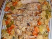 Putenbrust mit Gemüsesoße - Rezept