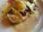 Putenbrust überbacken mit Preiselbeeren und Camembert - Rezept