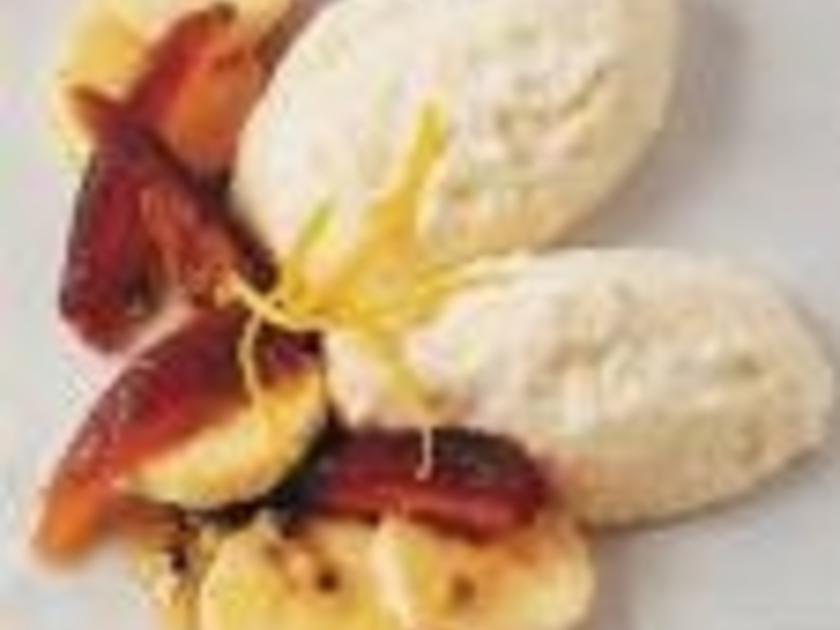 Zitronenmousse auf Himbeerspiegel - Rezept - kochbar.de
