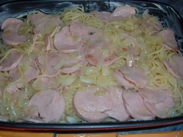 Auflauf : Spaghetti -Wurst- Auflauf - Rezept - Bild Nr. 5