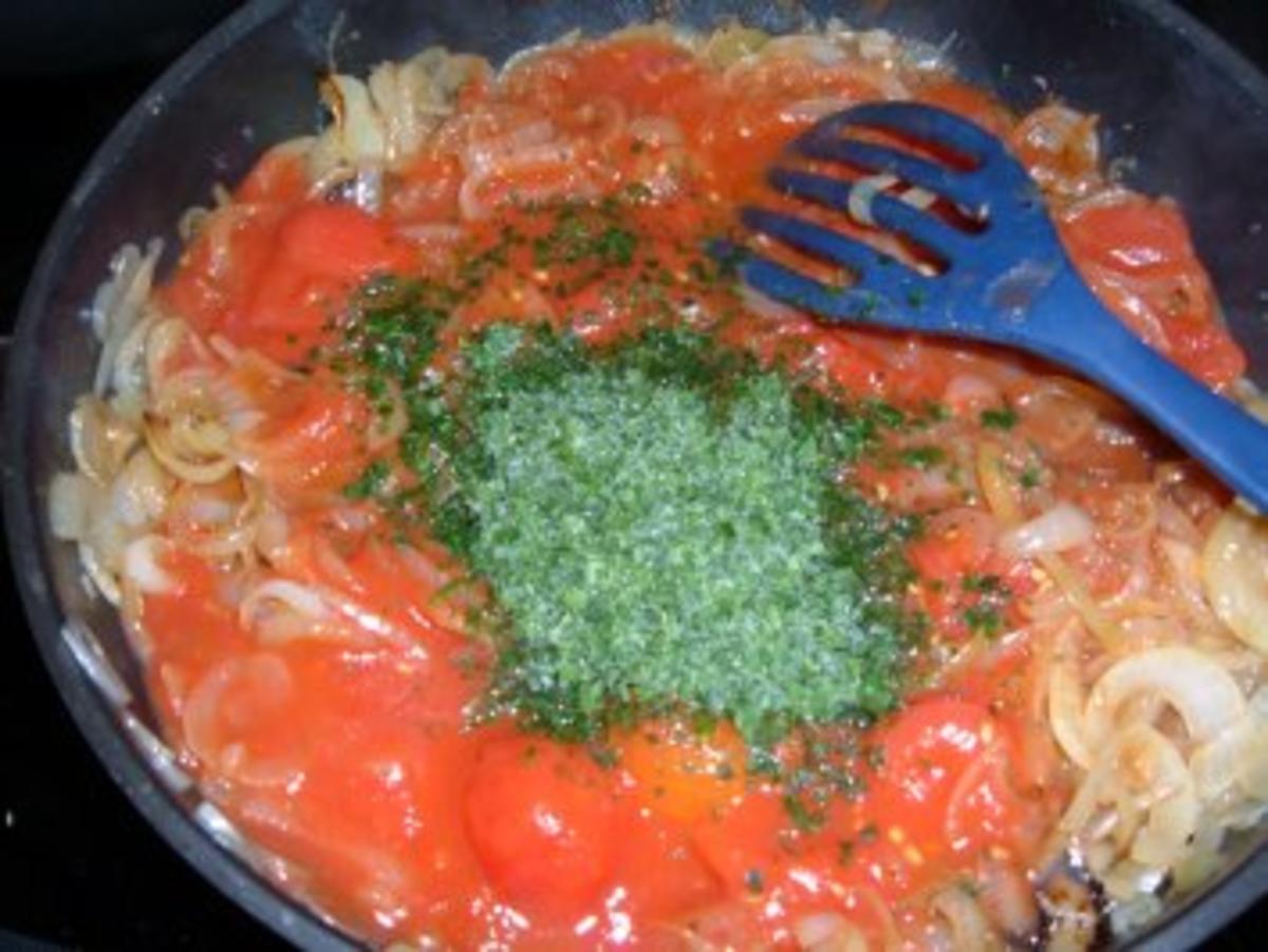 Fleisch : Nackenkarbonade - Mit Tomaten - Zwiebelgemüse - Rezept - Bild Nr. 4