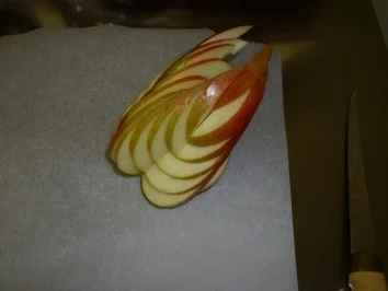 Schwan aus einem Apfel - Rezept