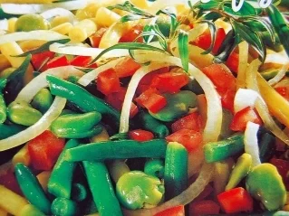 Dreierlei Bohnensalat - Rezept