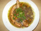 Rezept: Linsensuppe mit Wiener Würstchen Linsensuppe mit Wiener Würstchen - Rezept