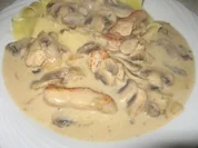 Käse-Sahne Geschnetzeltes - Rezept