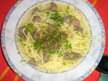 badisches Nudelsüpple mit Rindfleisch - Rezept