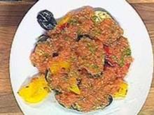 Ratatouille-Salat mit geriebenen Tomaten - Rezept
