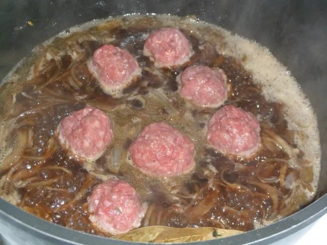 Hackbälchen in Zwiebel - Bier Soße - Rezept - Bild Nr. 14