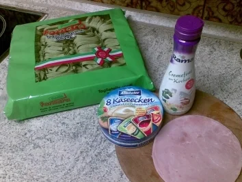 Grüne Tagliatelle mit Käse-Rahm-Sosse - Rezept - Bild Nr. 2