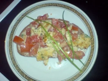 Tomatenrührei - Rezept