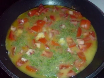 Tomatenrührei - Rezept