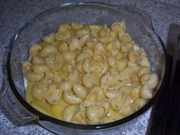 Rezept: Gaby´s Nudel-Kartoffelgratin Gaby´s Nudel-Kartoffelgratin - Rezept