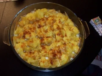 Rezept: Gaby´s Nudel-Kartoffelgratin Gaby´s Nudel-Kartoffelgratin - Rezept