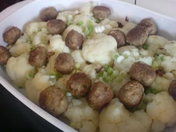 Blumenkohl-Gratin mit Fleischbällchen - Rezept - Bild Nr. 13