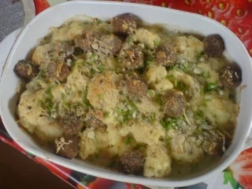Blumenkohl-Gratin mit Fleischbällchen - Rezept - Bild Nr. 17
