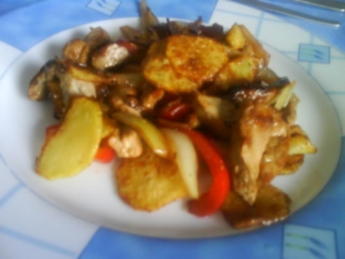 Schnitzelpfanne mit Schnitzel und Paprika rot - Rezept mit Bild ...
