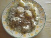 Verlorene Eier in Kräutersoße - Rezept