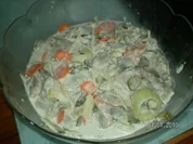 Heringsalat mit Pellkartoffeln - Rezept