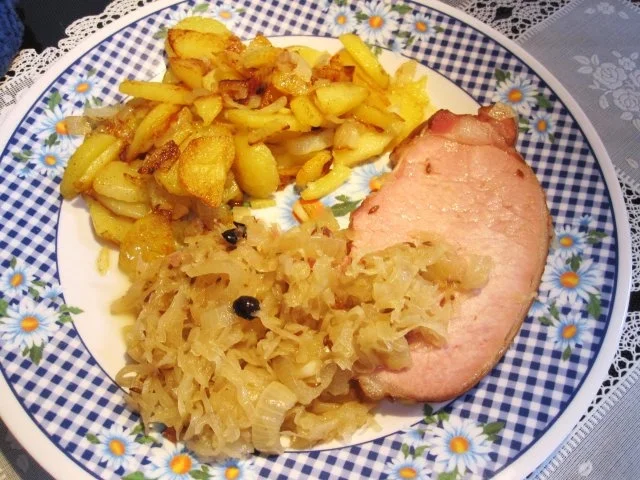 Rezept: Kasslerbraten auf Sauerkraut ... Bild Nr. 6 Kasslerbraten auf Sauerkraut ... - Rezept - Bild Nr. 6